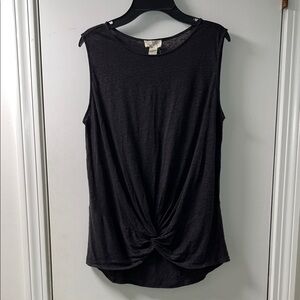 Loft Outlet Lounge Sleeveless Twist Knot Top